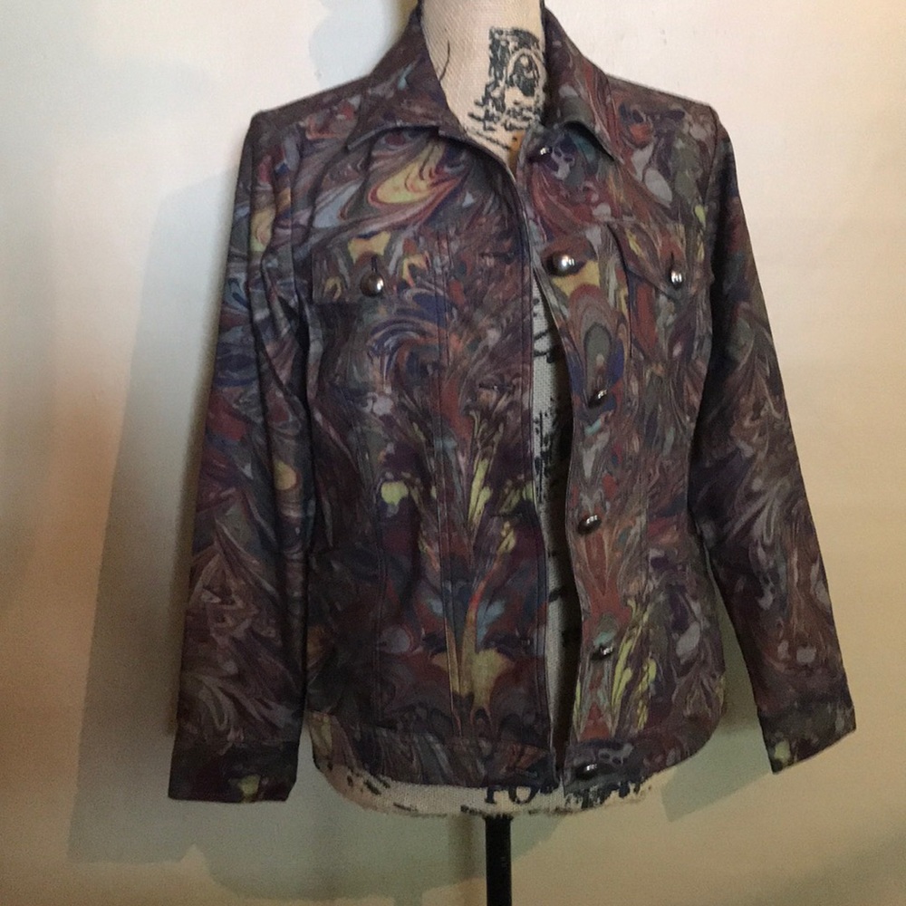 Christopher & Banks Paisley Jacket